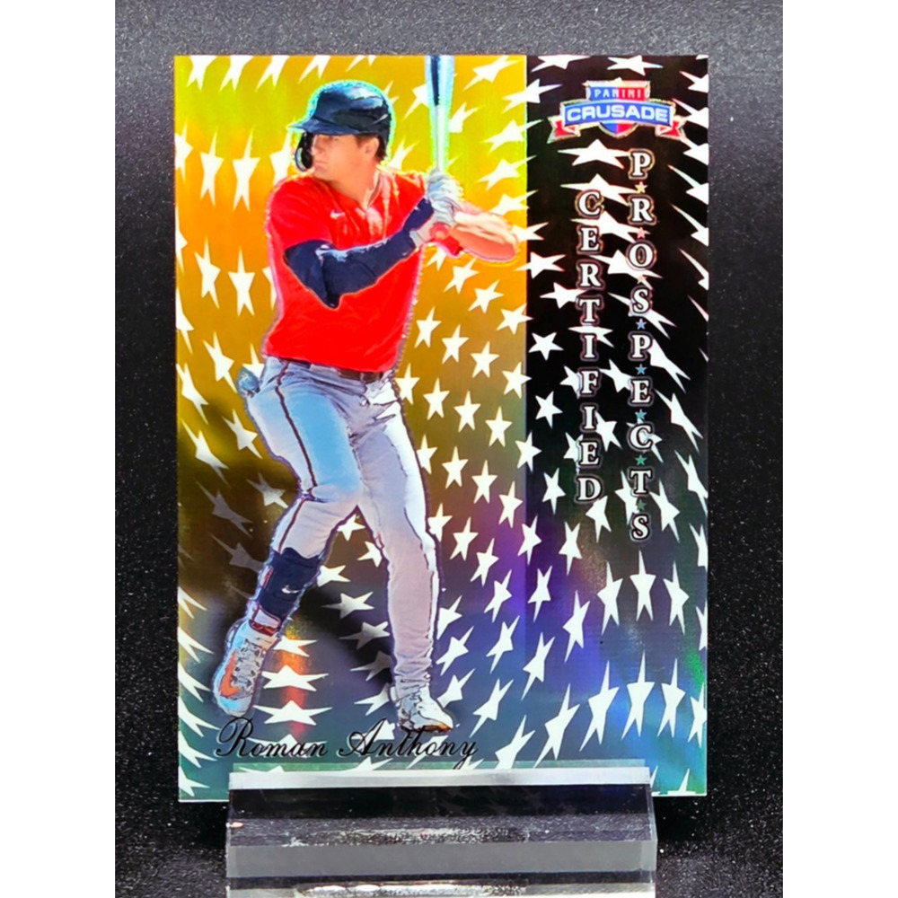 Roman Anthony Crusade Prospects Gold Refractor 07/10 Boston Red Sox Top Prospect